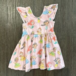 Monica & Andy Disney Princess Pink Baby Dress